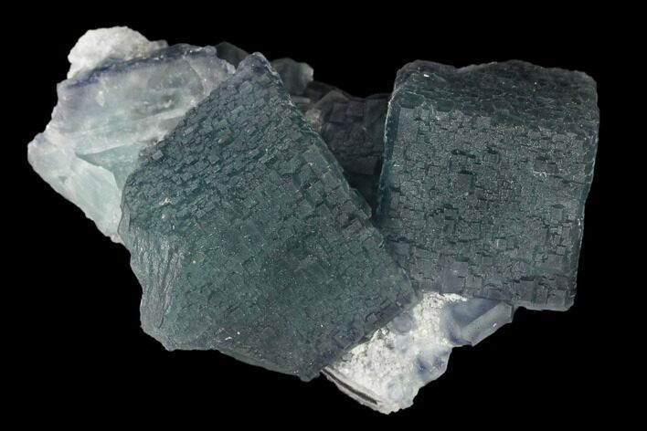 Unique, Teal Fluorite Crystal Cluster - Fluorescent! #139746